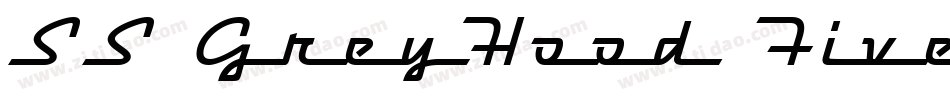 SS GreyHood Five Reg字体转换